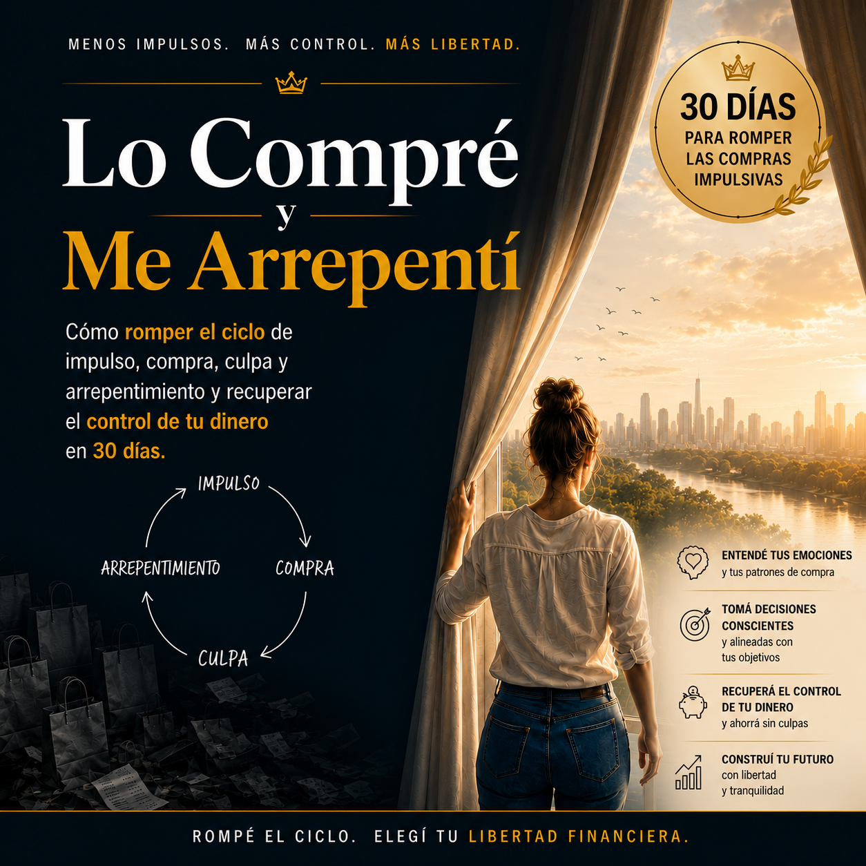 Lo compré y me arrepentí + 3 bonos: recuperar el control de tu dinero.